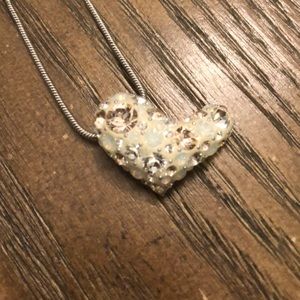 Swarovski crystal heart necklace